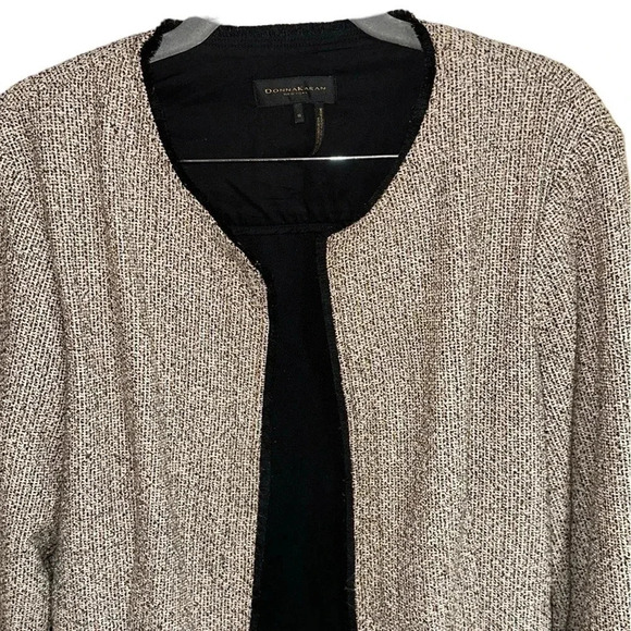 Donna Karan New York Tweed Contrast Blazer Size 10 - Picture 4 of 7